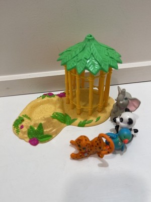 The Littlest Pet Shop Zoo Jungle Hut-Home of the Jungle Bunch by Kenner (1993)
