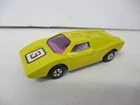Matchbox Lesney Superfast SF27 Lamborghini Countach- yellow, PURPLE WINDOWS