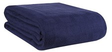 100 Cotton, Breathable bed blanket king size, Cotton Thermal Blankets - Perf...