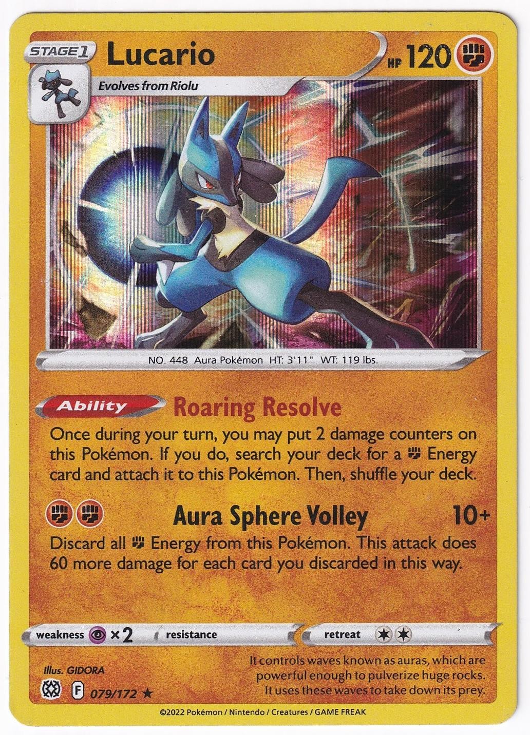 Pokemon TCG Lucario 79/172 Promo Deck Exclusives NM