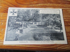 DUISBURG EHRENFRIEDHOF AUF DEM KAISERBERG POSTKARTE VON 1916 NACH SI;;ERN