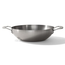 Made In 10" Stainless Steel Kadai Pan - 5 Ply Stainless Clad - Induction