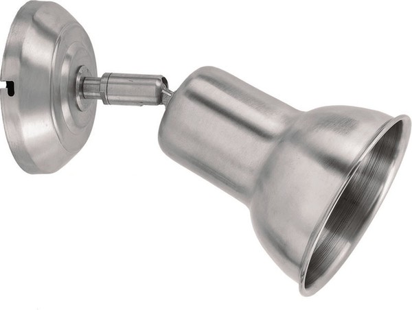 Messing Spot Strahler In Nickel Verstellbar E27 Linos Wand Leuchte Lampe Flur-image