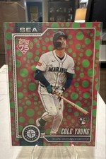 2026 Topps Series 1 - Cole Young #129 Green & Pink Polka Dots (RC)