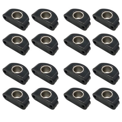 Bootsführung Aus Schwarzem Nylon, Bullseyes, 12 mm, 1/2 , Edelstahleins7753