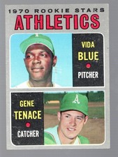 Vida Blue & Gene Tenace 1970 Topps #21 RC