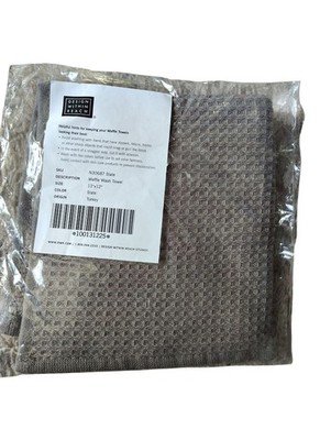 DWR Design Within Reach Slate Turkish Waffle Wash Towel