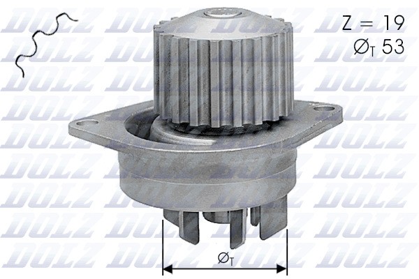 ✅Fits DOLZ C113 WATER PUMP CITROEN SAXO 1.6I 16V VTR-VTS 96-, PEUGEO ⭐UK Seller⭐