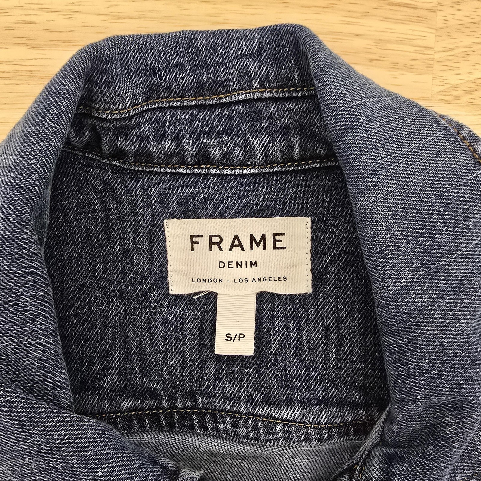 FRAME Denim Romper Womens Small Blue Short Sleeve Belted Zip Front One Piece