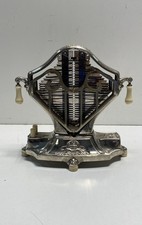 Vintage Universal E9410 Swinger Side-Loading Electric Toaster Art Deco USA