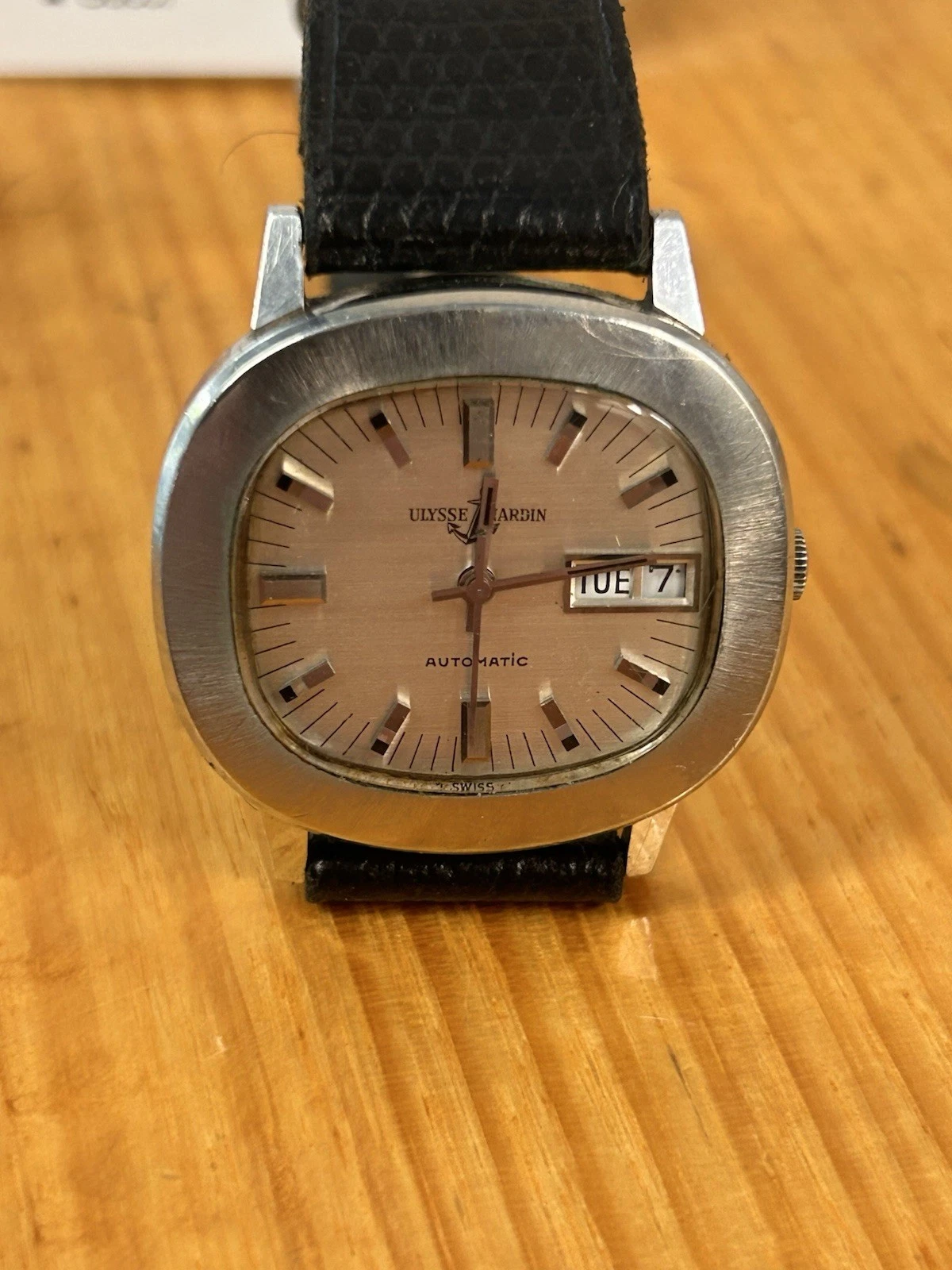 Ulysse Nardin — Ulysse Nardin Automatic Day Date Vintage 1970s Swiss Serviced Watch