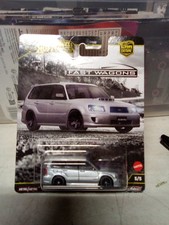 Hot Wheels Car Culture Fast Wagon Subaru Forester STI Vehicle Toy Silver JBK87