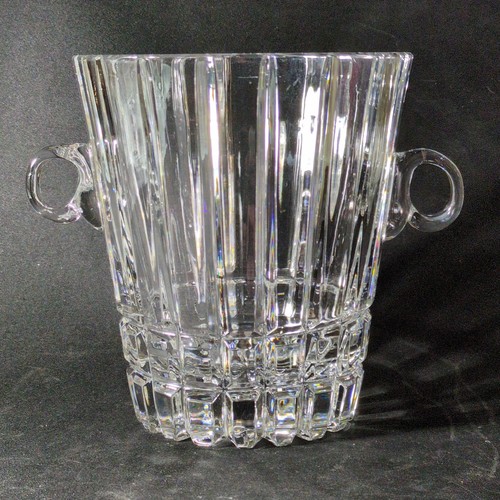 GORHAM GOR3 CHAMPAGNE COOLER / ICE BUCKET, Cut Lead Crystal, 7", GERMANY