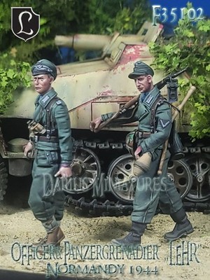 Darius Miniatures 1/35 Officer and Panzergrenadier Lehr (2 figures)