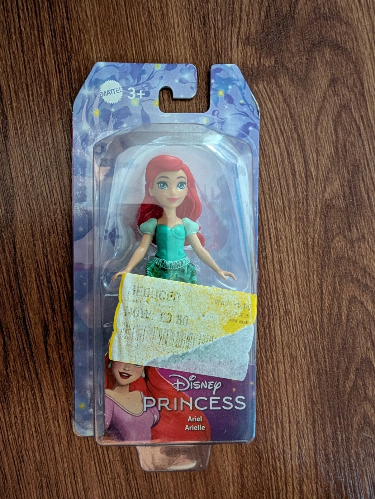 Mattel Disney Princess Ariel Arielle Small Fashion Doll Set Kids Children Age 3+