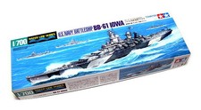 Tamiya Military Model 1/700 War Ship US Battleship BB-61 IOWA Scale Hobby 31616