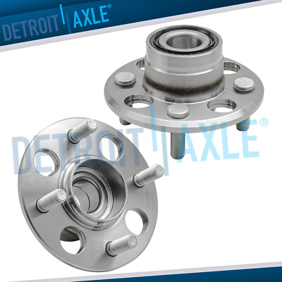 Set of (2) Rear Wheel Hub and Bearing Assembly for Honda Civic CRX Acura EL