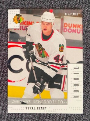 2002-03 In the Game Be A Player Memorabilia #382 - Burke Henry