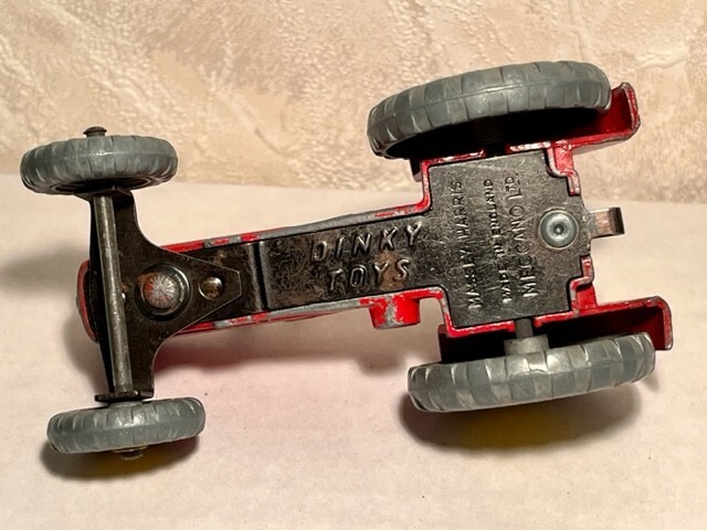 Dinky Toys 27A Tracteur Massey Harris Rouge, Boîte Revendeur, Rare