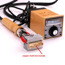 Manual Hot Foil Stamp Press Embossing Machine Leather LOGO Branding 220V