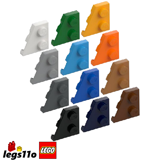LEGO 24299 Pack of 1x 2x 4x 8x NEW Wedge Plate 2x2 LEFT Angle Wing
