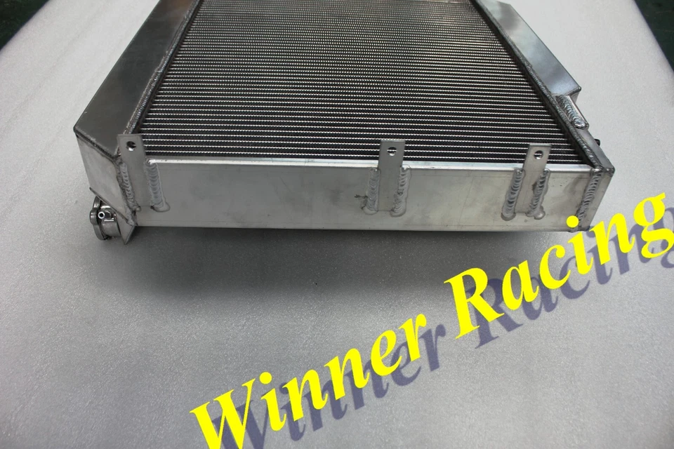 For Maserati Mexico Tipo AM112 4.7L 8V 1966-1973 ALUMINUM RADIATOR 56mm - Imagem 2 de 4