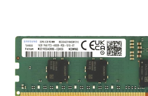 RAM pour serveur Samsung 16 Go 1Rx8 PC5-4800B-RD0-1010-XT ECC REG M321R2GA3BB6-CQKEG - Photo 3/3