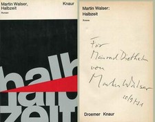 Martin Walser GERMAN WRITER autograph, signed book