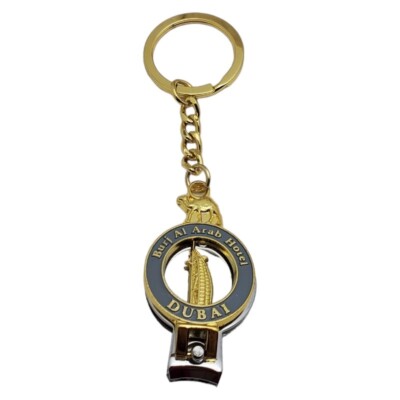 Dubai Burj Khalifa Nail Clipper Keychain Souvenir Key Ring
