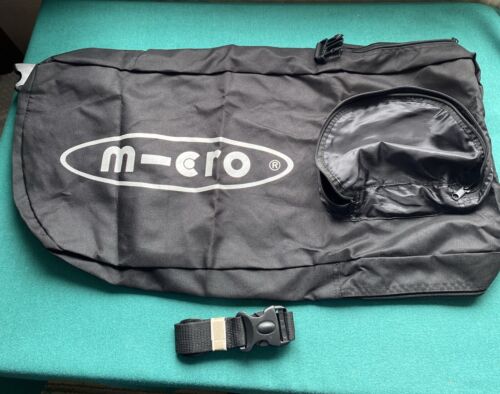 Foldable Micro Scooter Black Carrying Bag With Belt/Strap - Picture 1 of 5