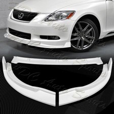 For 2006-2007 Lexus Gs300 Gs350 Stp-style Painted White Front Bumper Spoiler Lip For 2006-2007 Lexus Gs300 Gs350 Stp-style Painted White Front Bumper Spoiler Lip