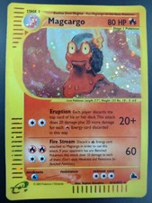 Magcargo Skyridge Holo Rare H16/H32 Pokemon Card WOTC Excellent Condition SWIRL on eBay