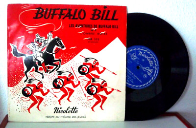 SCHEIBE 33T/25cm - BUFFALO BILL: DER SCHWARZE SCHATTEN - NICOLETTE NB 332