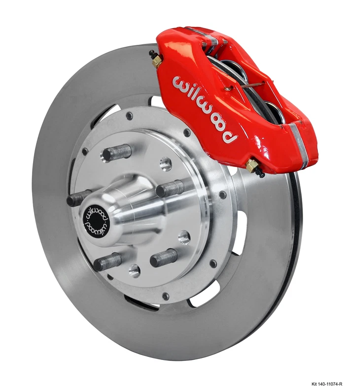 Ford Mustang 1970-1973, Cougar, Wilwood Dynalite kit de frenos delanteros grandes, rotores de 12,19" Foto 3 de 3