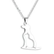 Cat and Dog Lovers Gifts Dog Lovers Necklace Pet Lovers Gifts for Women Cat 