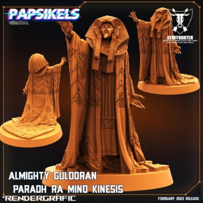 Almighty Guldoran Paraoh Ra Mind Kinesis - Star Entrance - Papsikels - Sci-Fi
