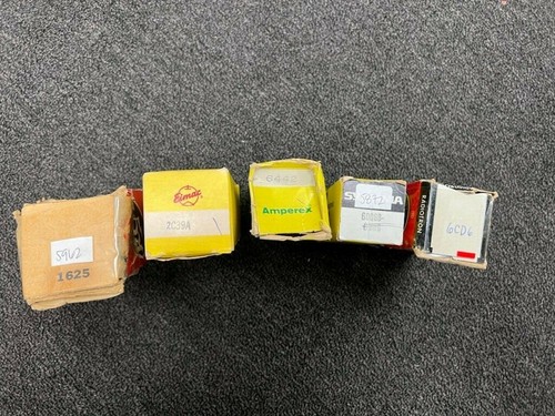 SYLVANIA-RCA-AMPEREX ELECTRONIC LARGE TUBES (LOT OF 5 UNITS) NS COND #13157 - Picture 2 of 2