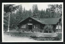 CA Happy Camp RPPC 1950's HAPPY CAMP HIGH SCHOOL by Eastman No. B-1477