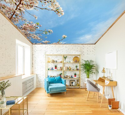 3D Branch NAO1336 Ceiling WallPaper Murals Wall Print Decal Deco AJ WALL Fay