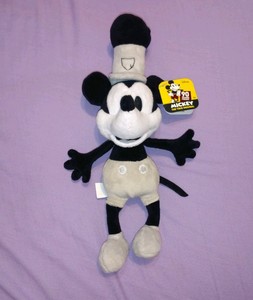 Disney Mickey 90th Anniversary Steamboat Willie Plush Toy Doll 886144122316 | eBay