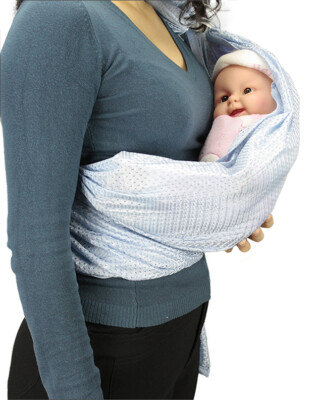 Baby Wassersling Badesling Ringsystem Ring Slim Carrier Tragetuch Bauchtrage