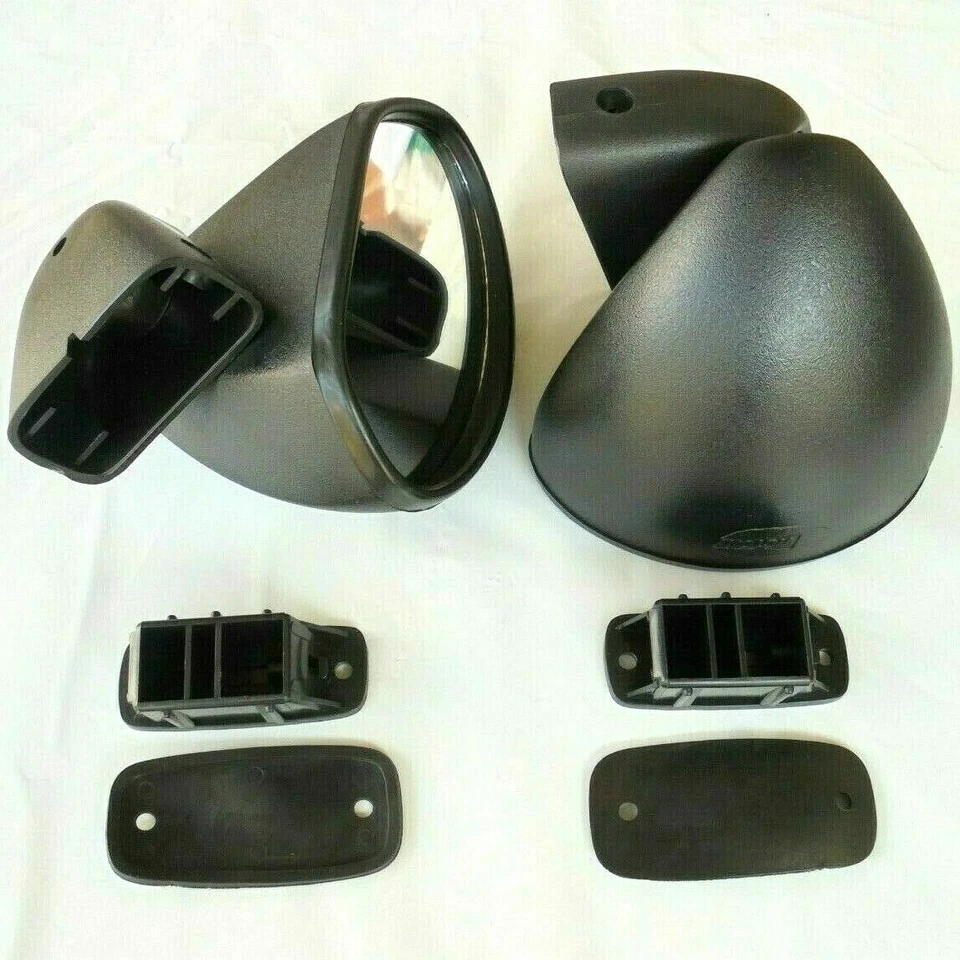 FOR PLYMOUTH DUSTER 340 BULLET 1970-1976 BLACK MIRROR PAIR RH LH RETRO CLASSICx2 Foto 2 de 4