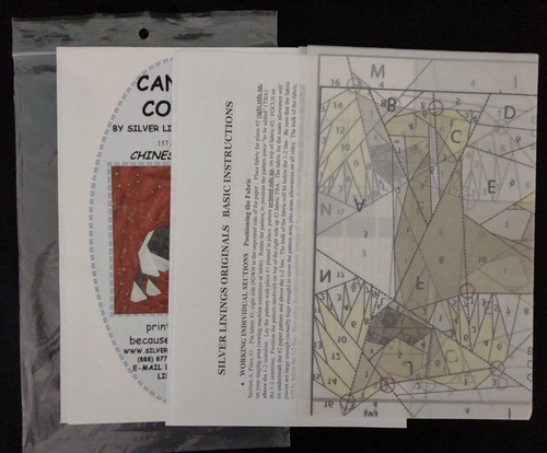 Silver Linings Originals Canine Corner DOG Piecing Quilt Pattern Chinese Crested - Picture 3 of 4