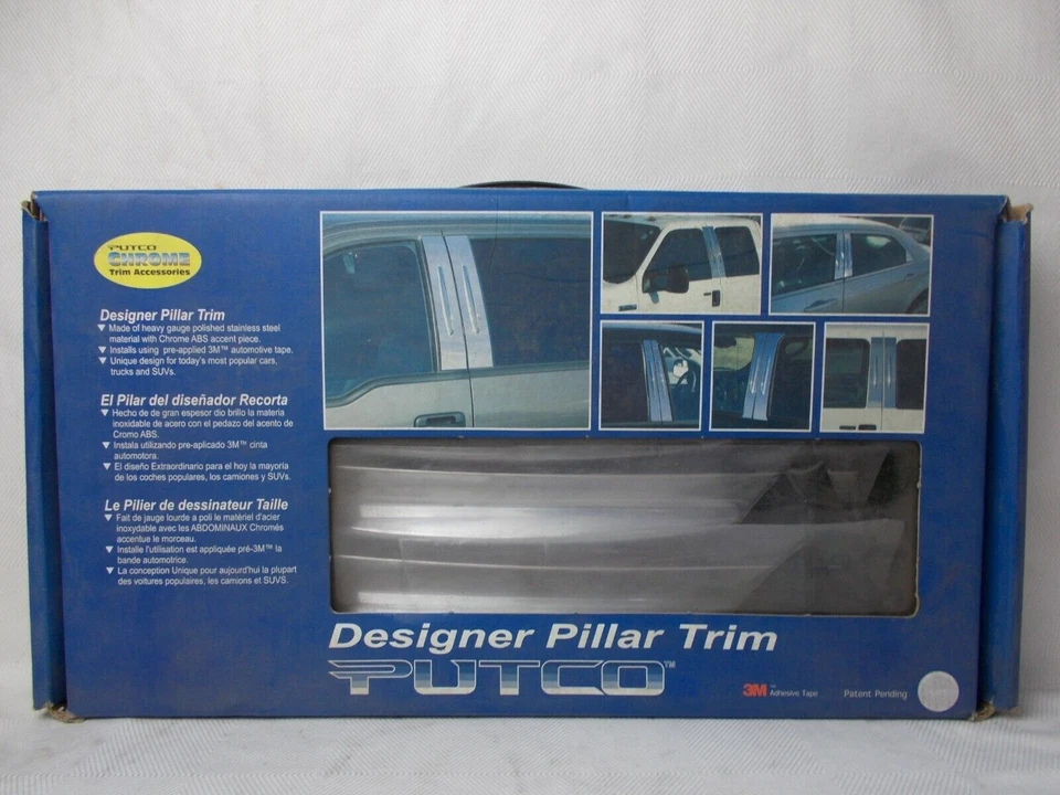 Putco 402505 Stainless Design Pillar Post Cover Set Fits Chrysler 300C 2005-2007 — 第 3/4 张图片