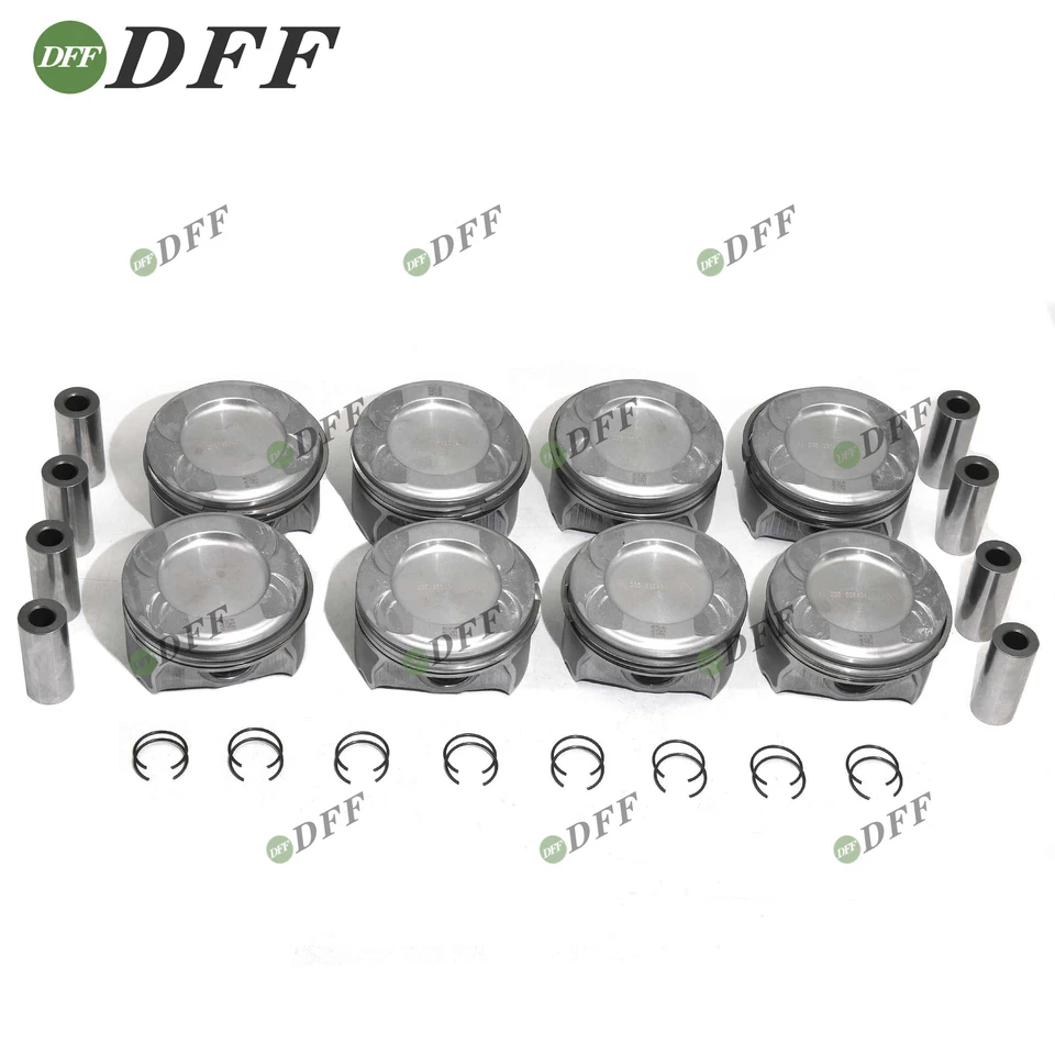 Juego de 8 pistones y anillos STD para Mercedes-Benz E63 G63 S63 AMG W212 W463 5,5 L M157 Foto 2 de 4