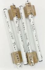 SET of 4 - Ikea OLOV Leg Adjustable 23⅝-35⅜" Steel/Poly White 102.643.02 - NEW