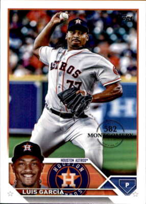 2023 Topps 582 Montgomery Club #121 Luis Garca Houston Astros