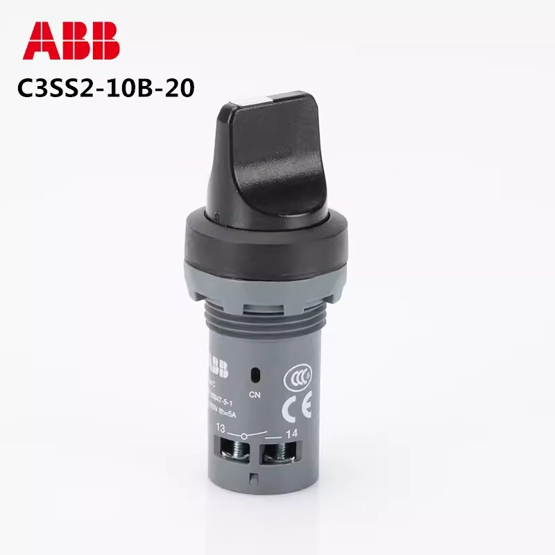 1pcs ABB Selector Switch C3SS2-10B-20 Reset Type