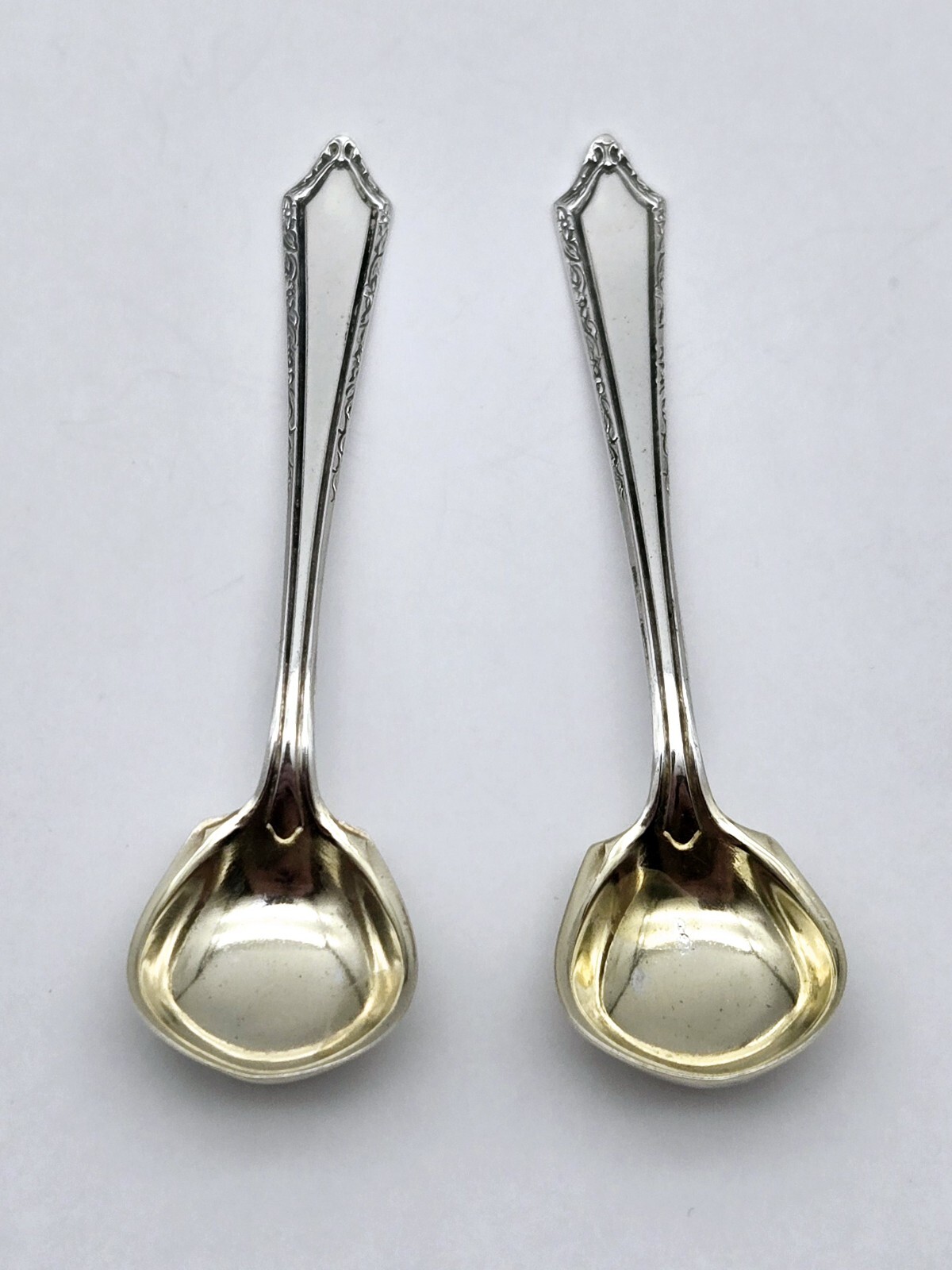 Vintage Sterling Silver Salt Spoon Set 2.5