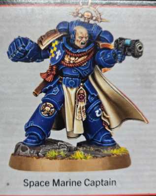 Figurine Warhammer 40k, Captain Shrike, Space Marine En Métal, Sous Blister, Games Workshop